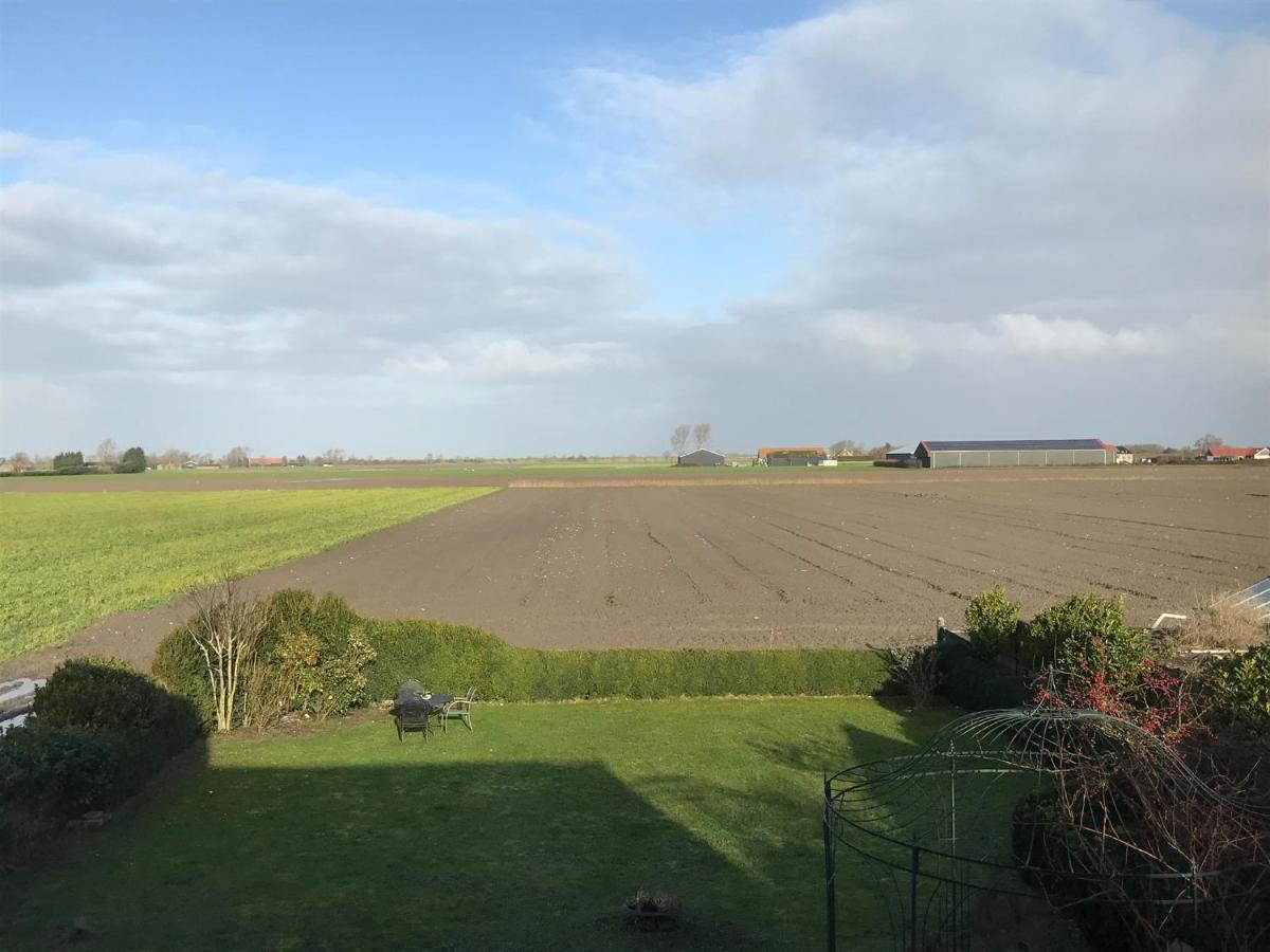 T Huuske Tuinappartement Met Fantastisch Uitzicht, Nabij Zee Zonnemaire Buitenkant foto